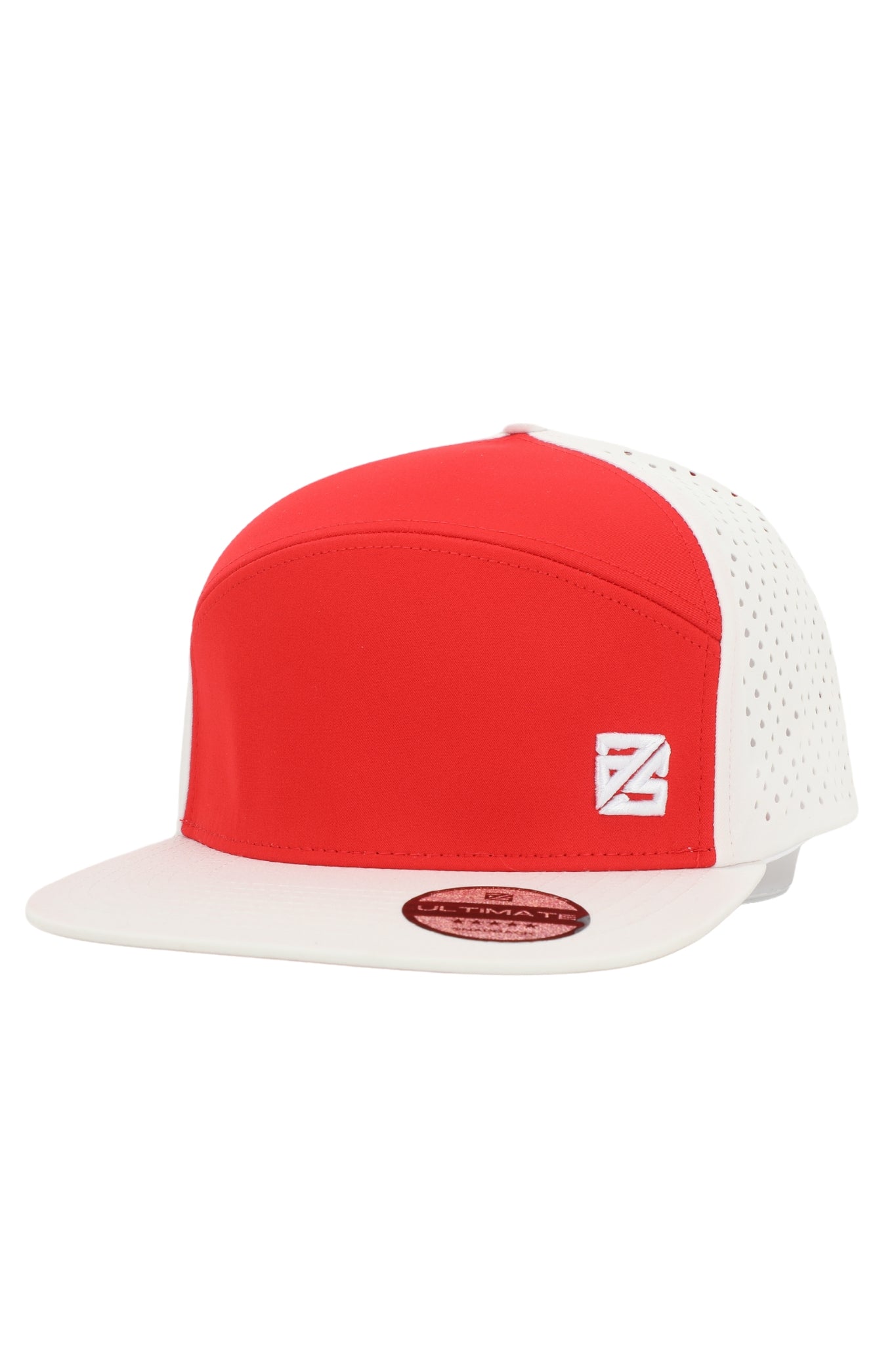 Snapback Rot - Weiß - as ultimate - A. Stebner