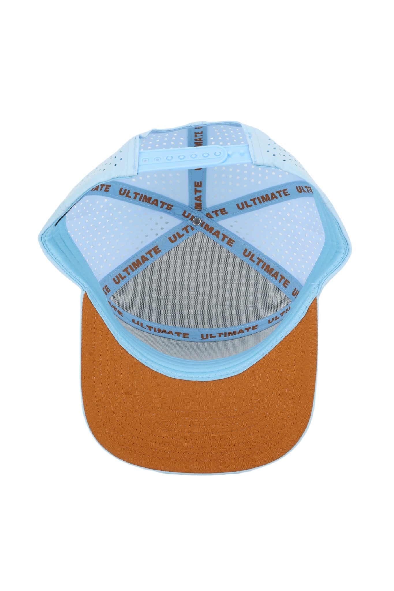 Snapback hellblau - braun - as ultimate - A. Stebner
