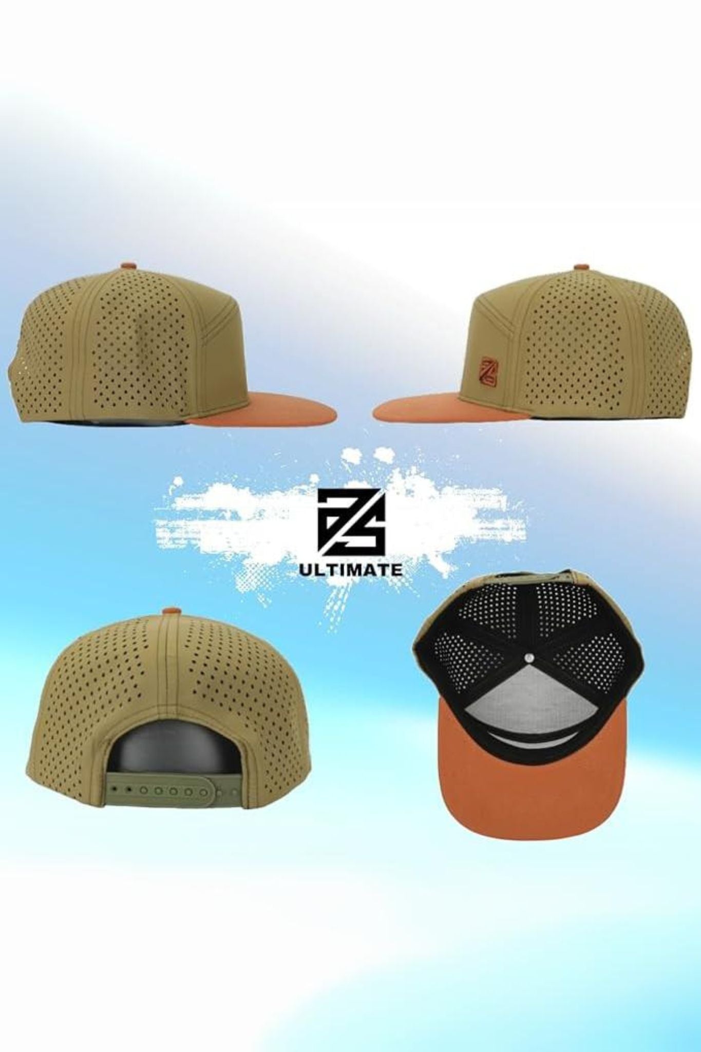 Snapback olive - braun - as ultimate - A. Stebner