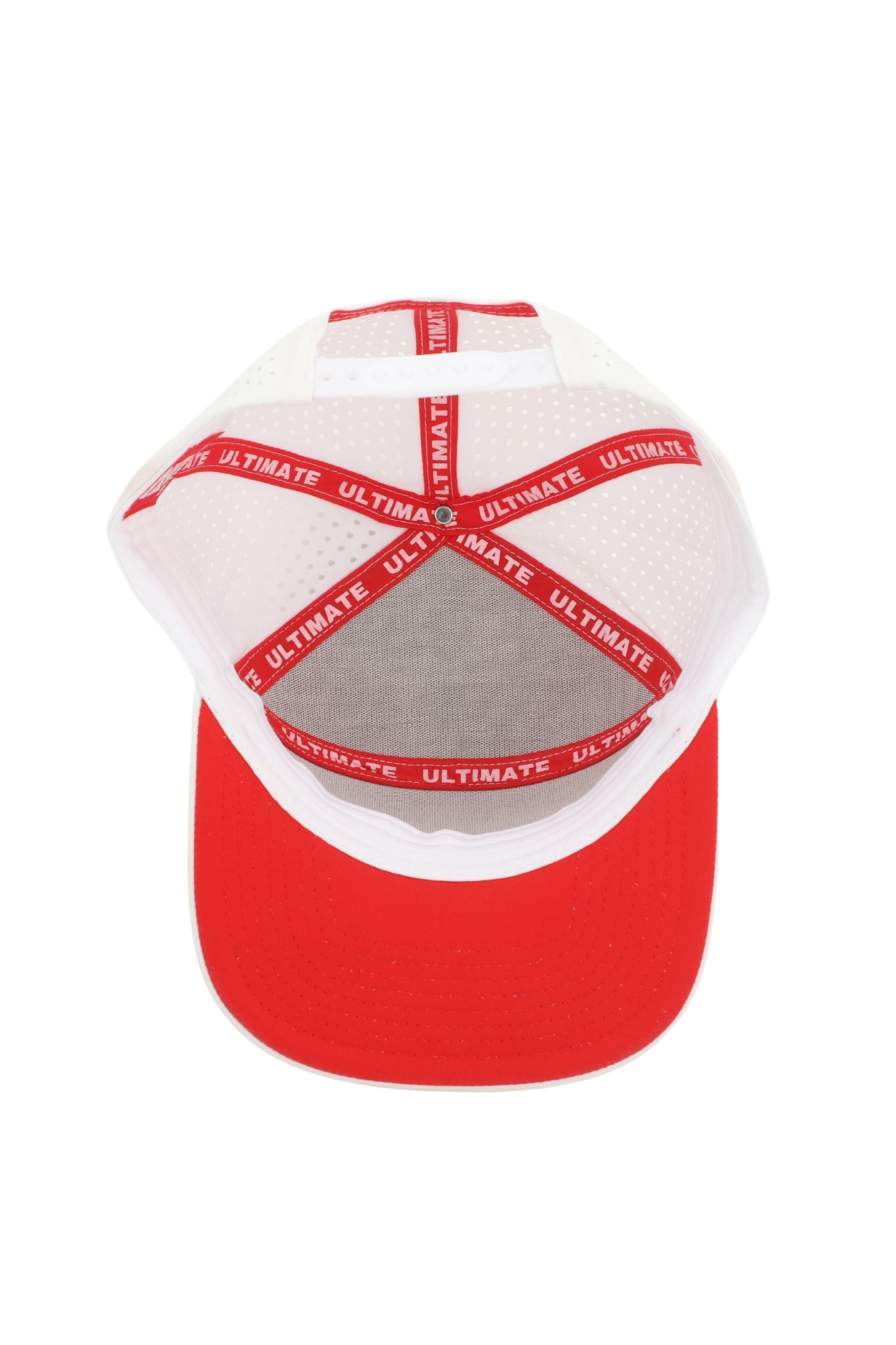 Snapback Rot - Weiß - as ultimate - A. Stebner