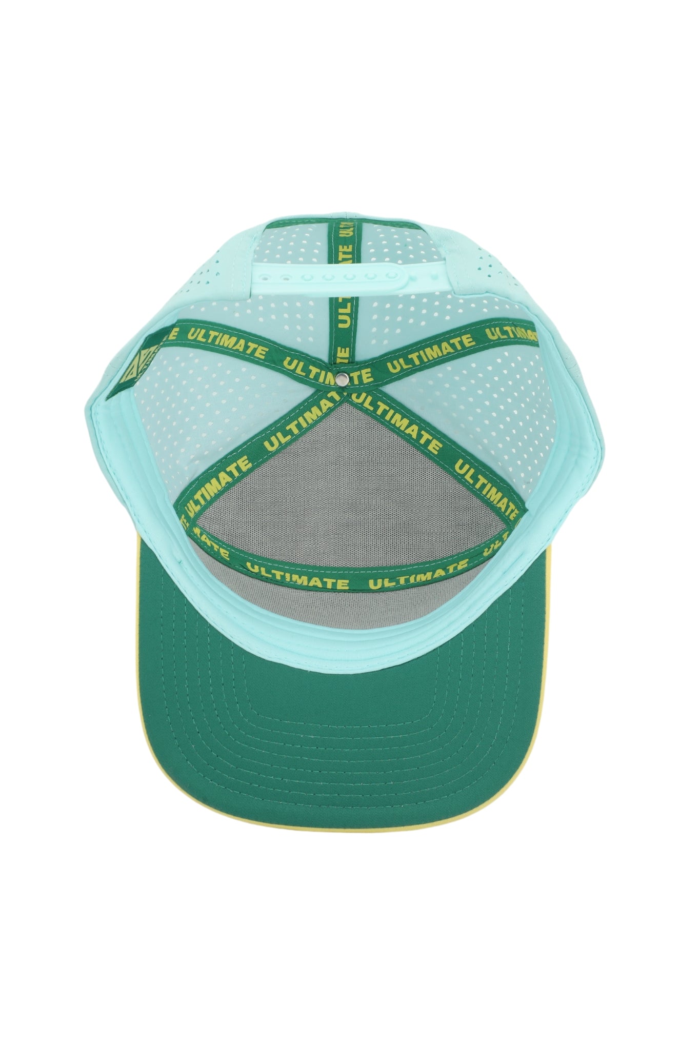 Snapback grün - türkis - gelb - as ultimate - A. Stebner