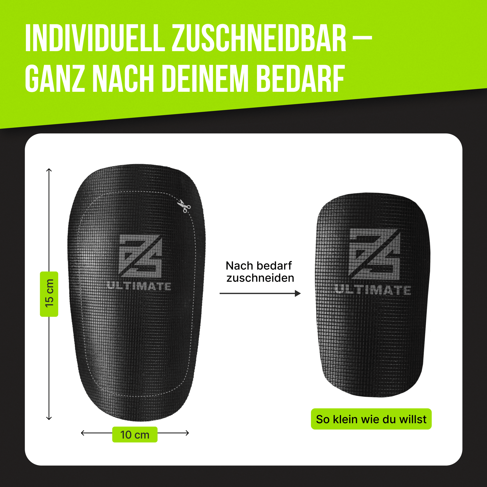 Gripsocken Standard + Ultralight+Shinpads - as ultimate - A. Stebner