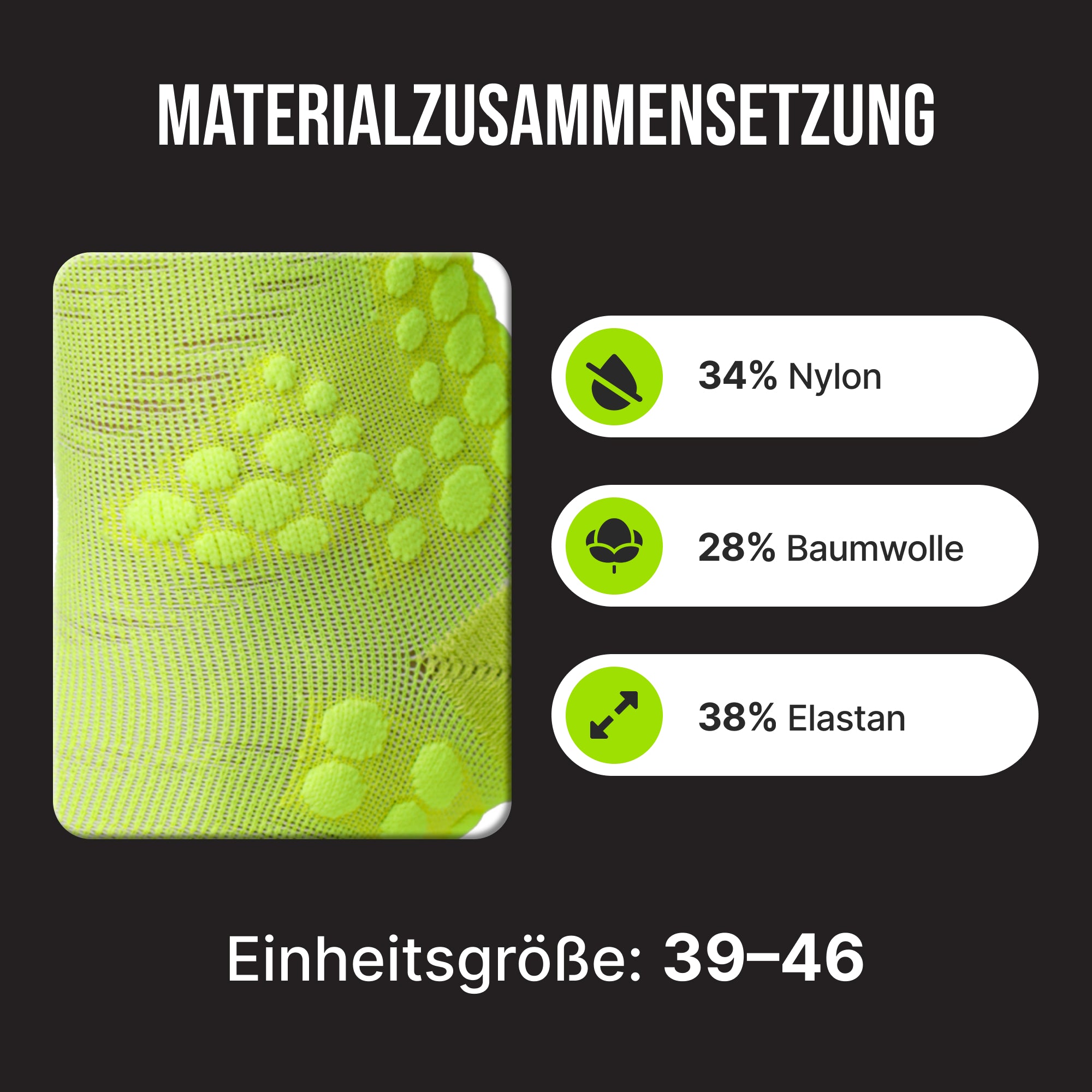 3 Paar - AS Ultimate Flow Neongelb - as ultimate - A. Stebner
